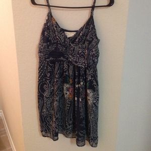 Blue Floral Urban Outfitters Dress