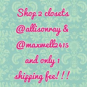 Shop to closets for 1 shipping price!