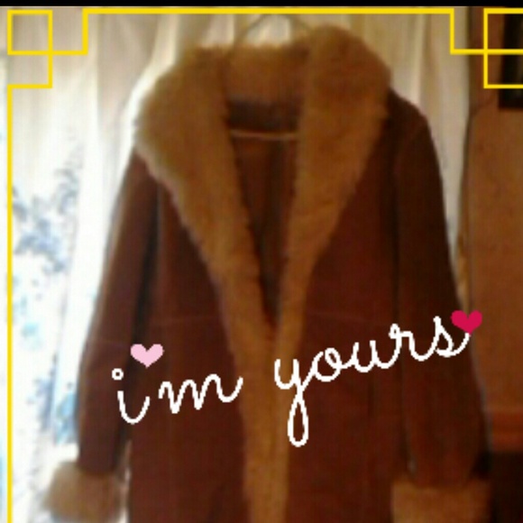 Wilson leather Tan suede coat nwot