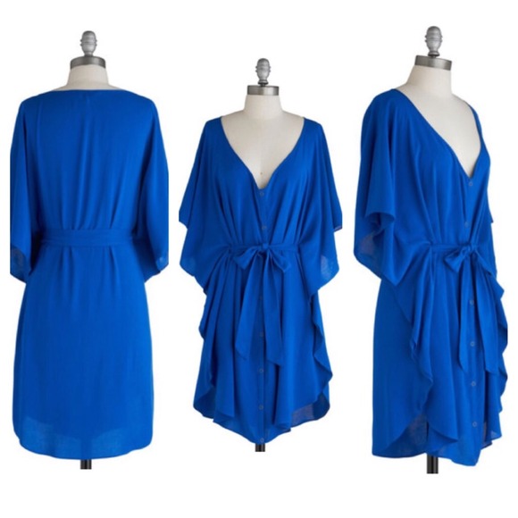 Modcloth "Blue and me forever" dress