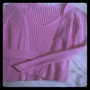 Combo sweater and top