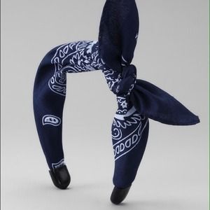 Navy Bandana Headband