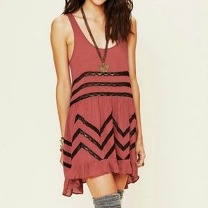 Free People Voile and Lace Trapeze