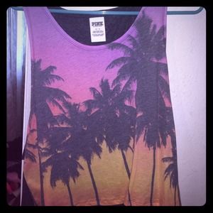 VS PINK Sunset muscle tee