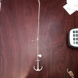 Gold Anchor Necklace