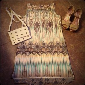 Tribal Pattern Urban Mango Dress🌻