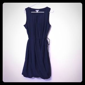 Classy Navy Wrap Dress