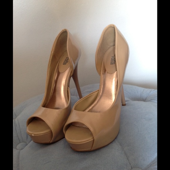 Nude heels Charlotte Russe