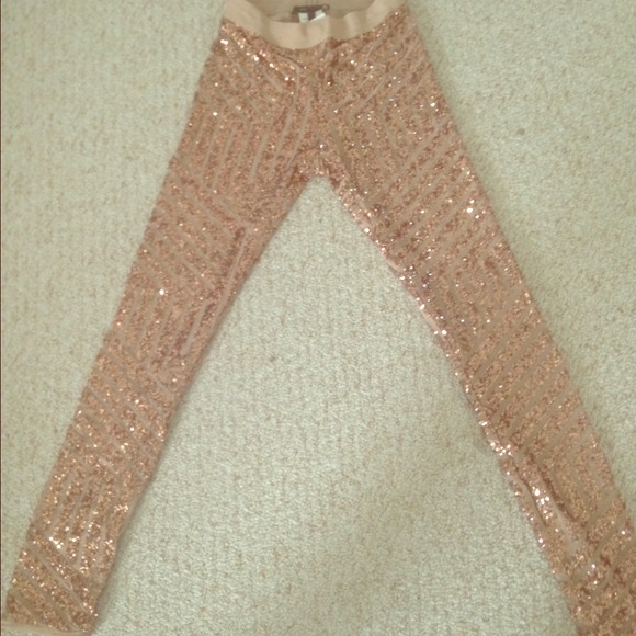 sequin leggings