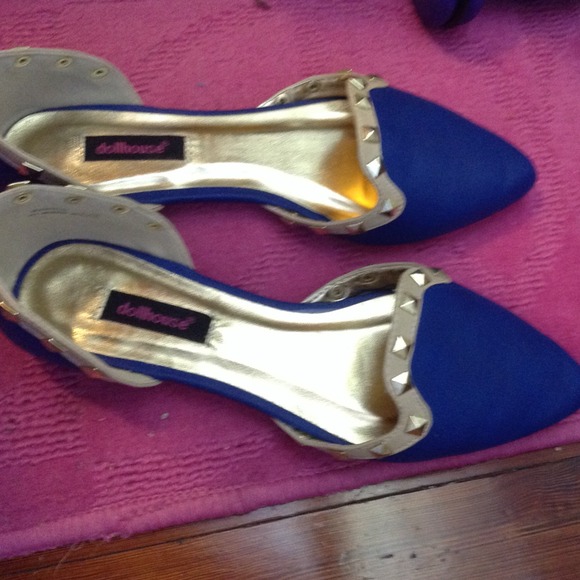 Blue flats