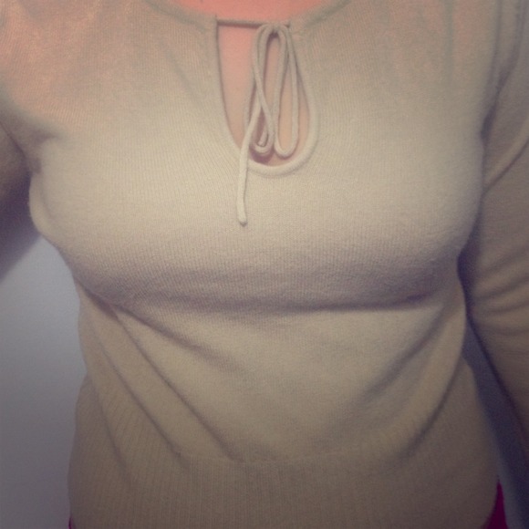 Soft cream sweater