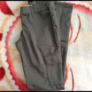 Olive green cargo pants