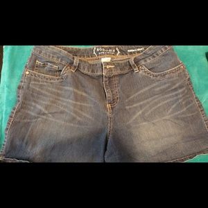 Denim shorts