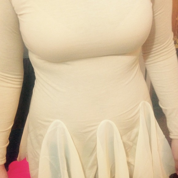 Nude colored top