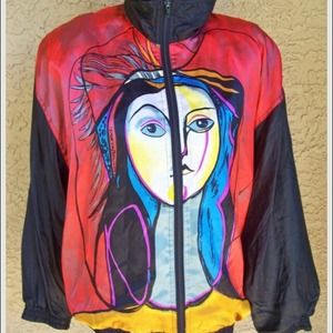 VINTAGE Julia Michaels 80's Picasso Jacket