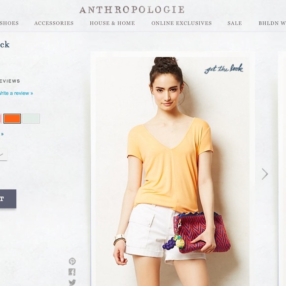 No longer available Black Bordeaux V-neck Anthro