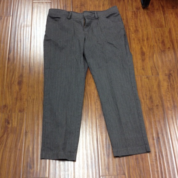 Pinstripe dress pants