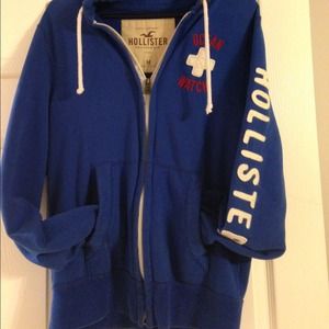 Hollister zipper hoodie
