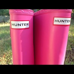 Pink Hunter Boots