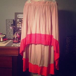 High low skirt