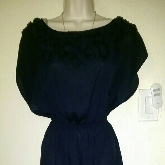 Dark Blue Short Dress