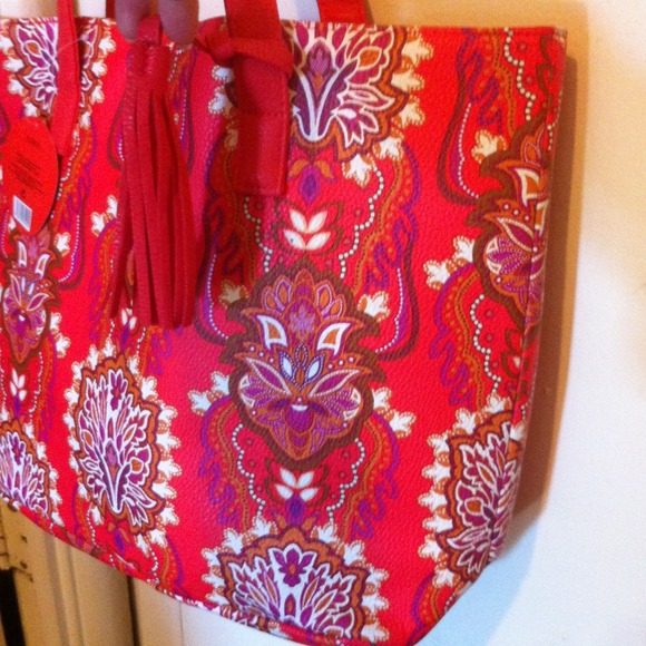 Pink and purple handbag - Picture 3 of 3