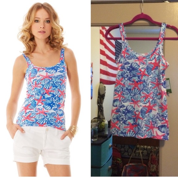 NWT Tabbie Tank in She She Shells