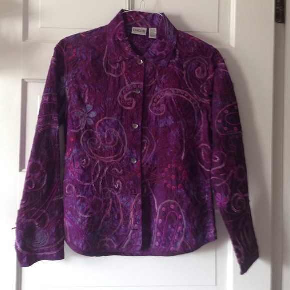 Chico's Silk Jacket