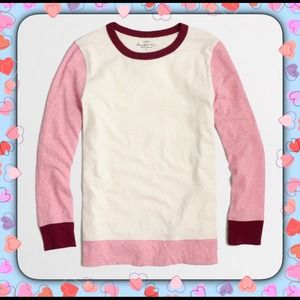 J.Crew Colorblock Baseball Tee