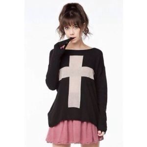 Brandy Melville Cross Sweater