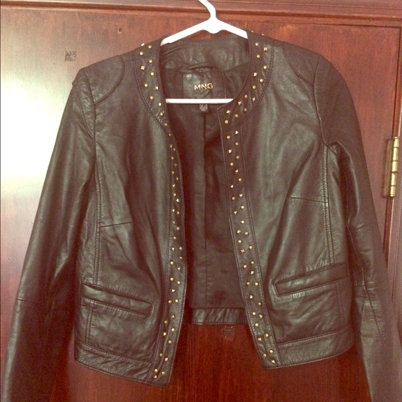 Mango Leather jacket