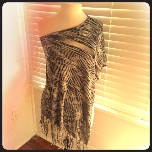 BCBG Tops - BUNDLED! BOGO! REDUCED!! BCBG Fringe Poncho