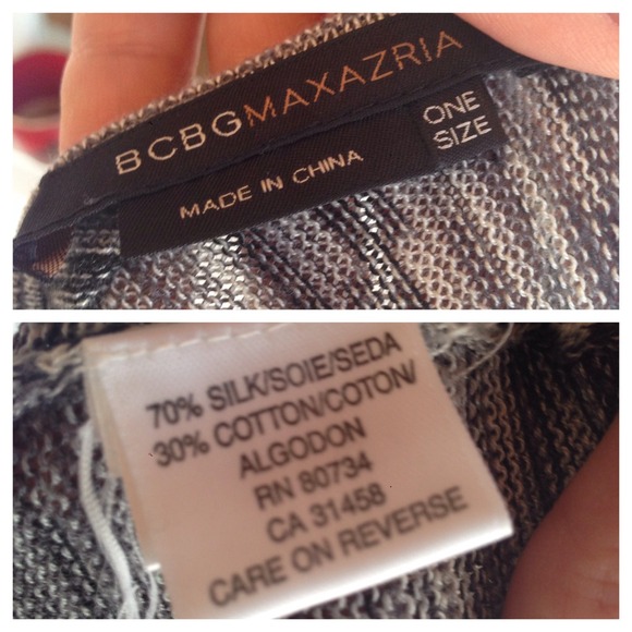 BUNDLED! BOGO! REDUCED!! BCBG Fringe Poncho - Picture 3 of 4