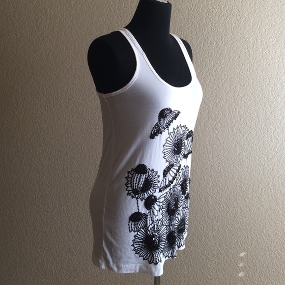French Connection Embellished Tank - Picture 2 of 4