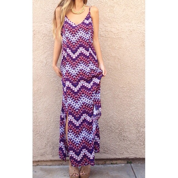 bobeau Dresses & Skirts - last one! | new | chevron maxi