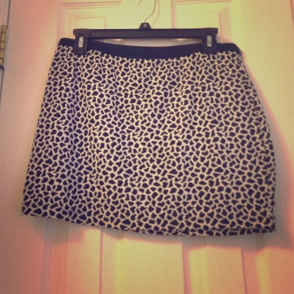Express Giraffe Print Skirt