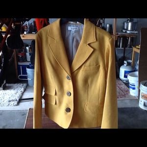 Yellow Wool Jacket