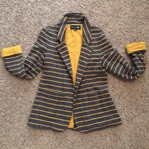 Jersey knit casual blazer