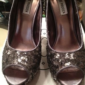 Steve Madden Pewter Sequeuce.