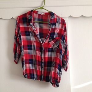 Plaid top