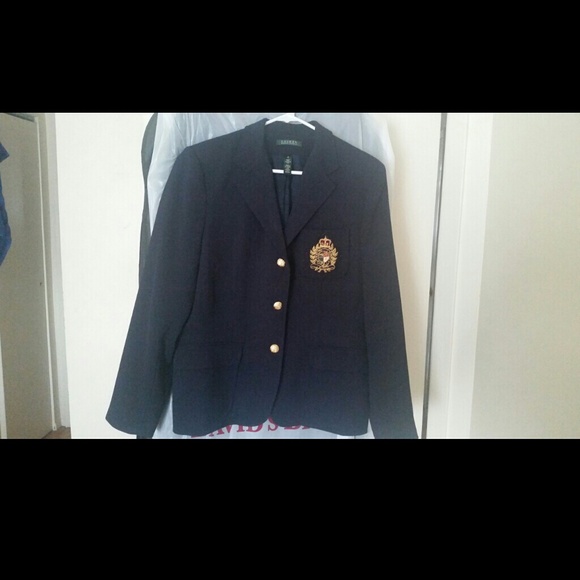LAUREN BY RALPH LAUREN NAVY BLAZER