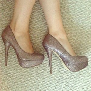 Multi glitter heel size 6