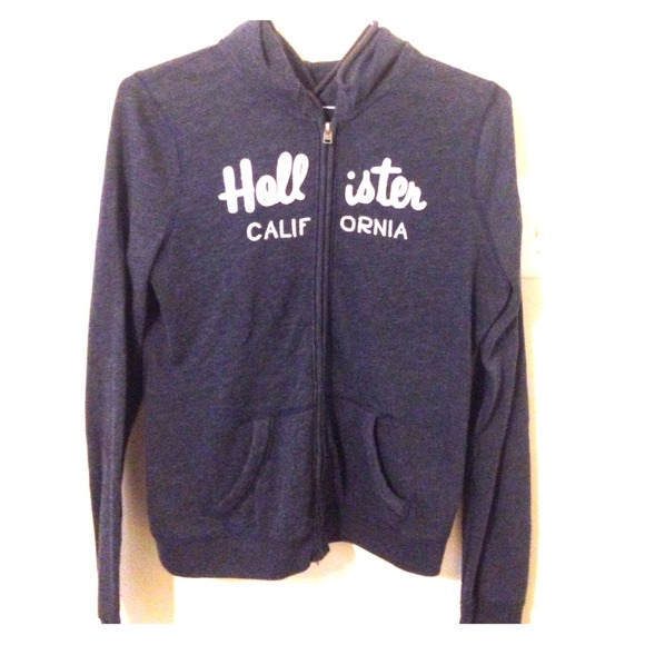 Navy Hollister Hoodie