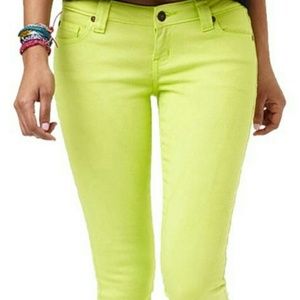 REDUCED! Neon Yellow Skinny Jeans