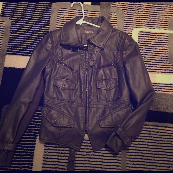 Sold -  Kenneth Cole Reaction faux leather jacket - Picture 1 of 4