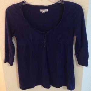 3/4 Sleeve Purple Aeropostale Top