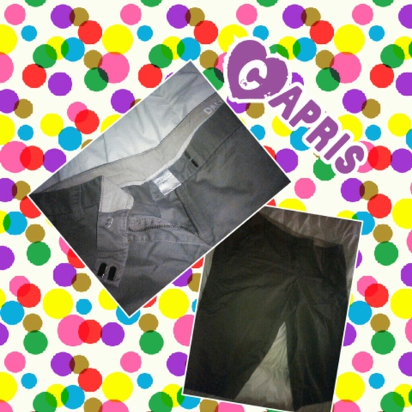 Plus size khaki capris