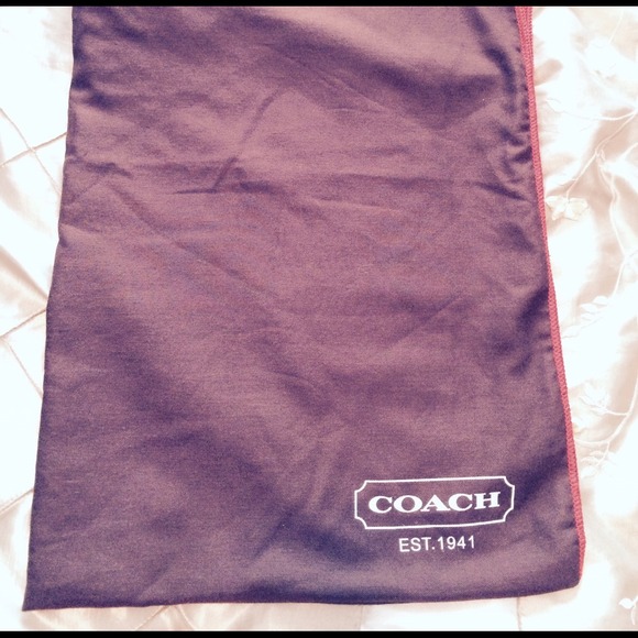 Coach dust bag