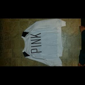 Cream colored Pink sweater. Like new