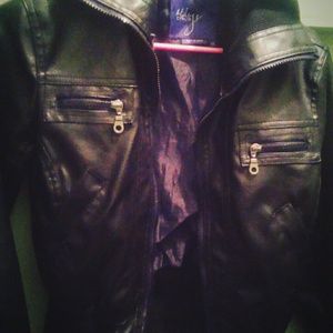 Size medium pleather jacket